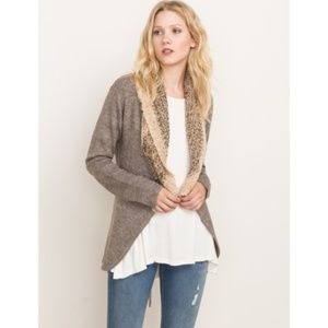 Mystree Shawl Collar Jacket Sweater